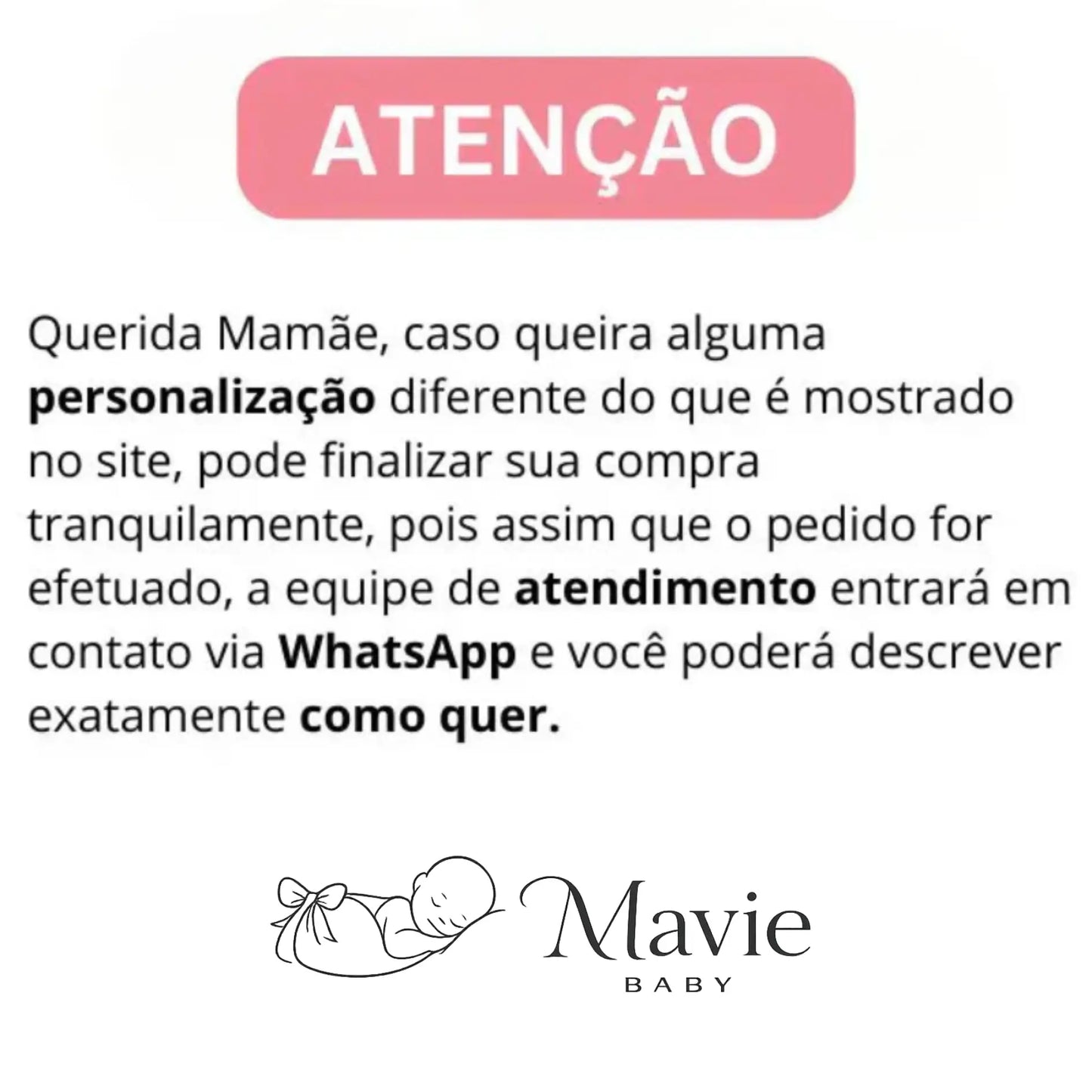 Kit Baby 4 personalizado | Mescla Bege